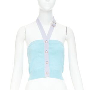 Chanel 2023 Cashmere Halter Top